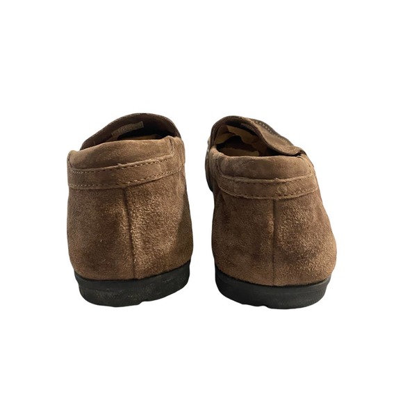 UGG Australia Ballard brown leather slip on dressy casual loafers size 10 - Picture 9 of 15